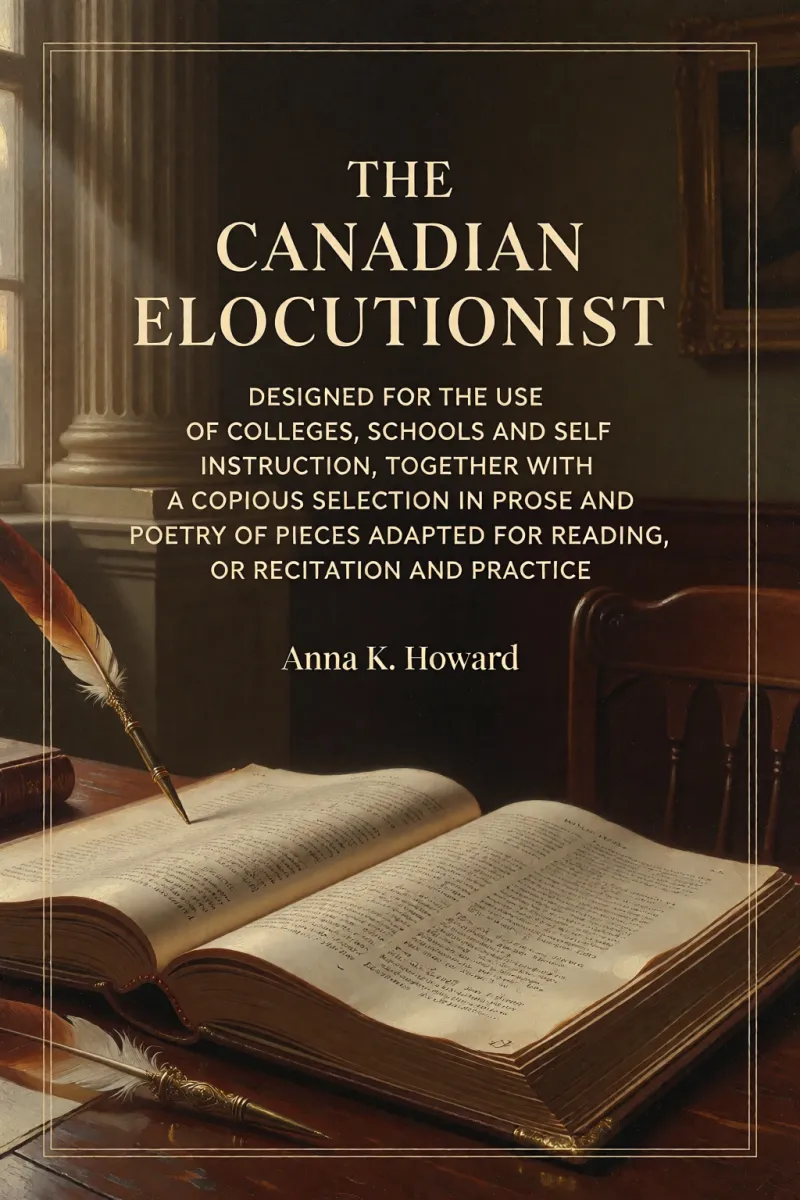 Cover of The Canadian Elocutionist: Designed for the Use of Colleges, Schools and Self Instruction, Together with a Copious Selection in Prose and Poetry of Pieces Adapted for Reading, Recitation and Practice by Anna K. Howard
