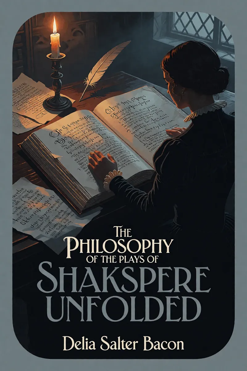 Cover of The Philosophy of the Plays of Shakspere Unfolded by Delia Salter Bacon