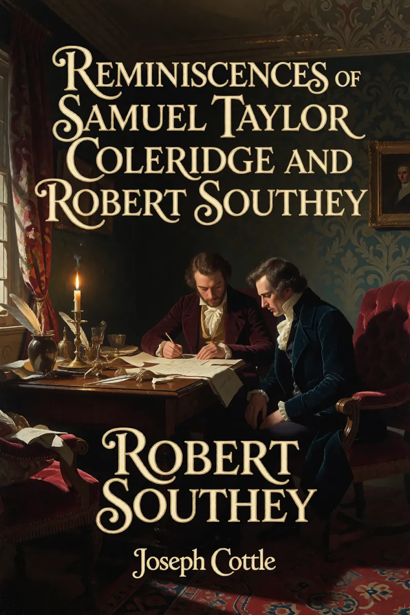 Cover of Reminiscences of Samuel Taylor Coleridge and Robert Southey by Joseph Cottle