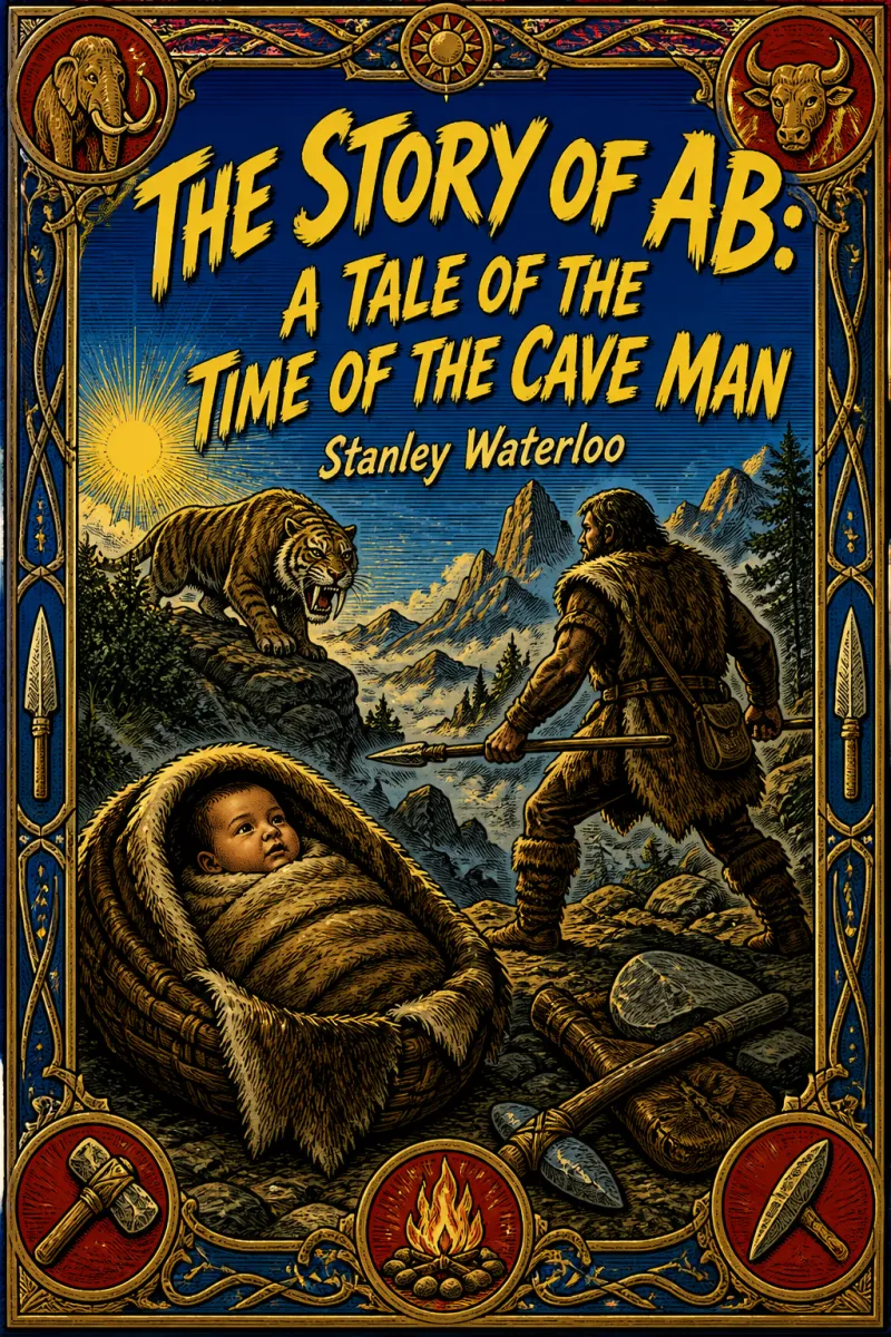 Cover of The Story of Ab: A Tale of the Time of the Cave Man by Stanley Waterloo