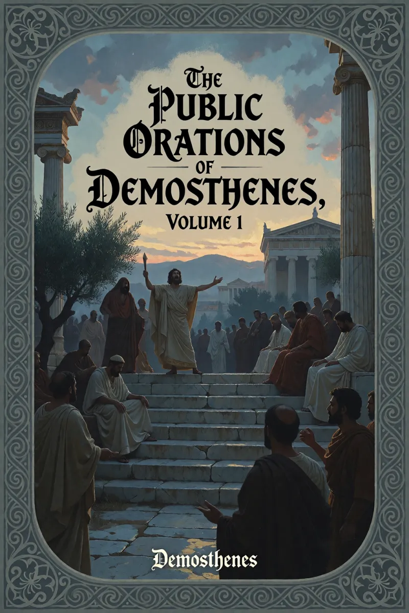 Cover of The Public Orations of Demosthenes, volume 1 by Demosthenes