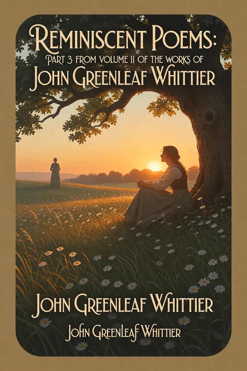 Cover of Reminiscent Poems: Part 3 From Volume II of The Works of John Greenleaf Whittier by John Greenleaf Whittier