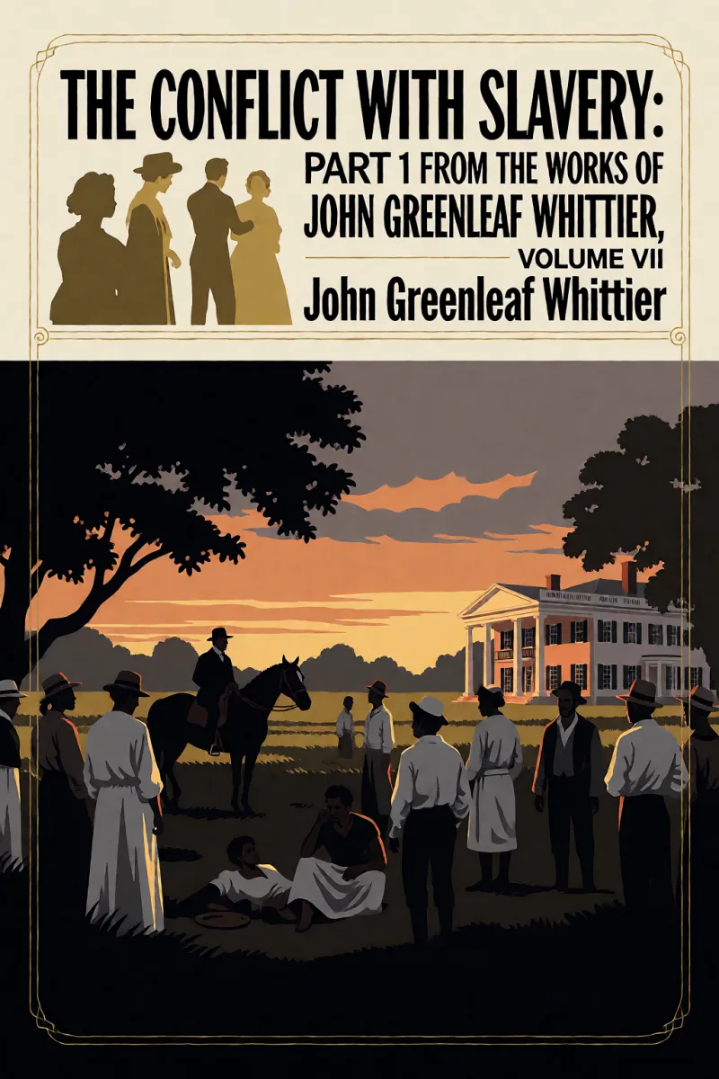Cover of The Conflict with Slavery: Part 1 from The Works of John Greenleaf Whittier, Volume VII by John Greenleaf Whittier