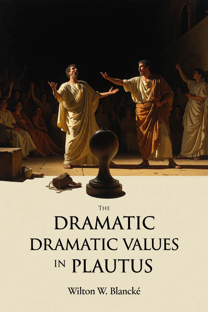 Cover of The Dramatic Values in Plautus by Wilton W. Blancké