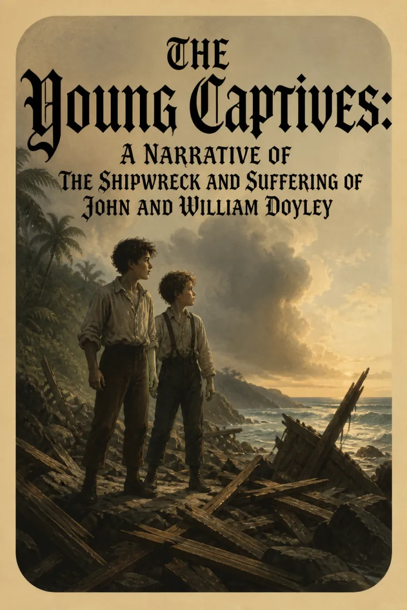 Cover of The Young Captives: A Narrative of the Shipwreck and Suffering of John and William Doyley by Anonymous