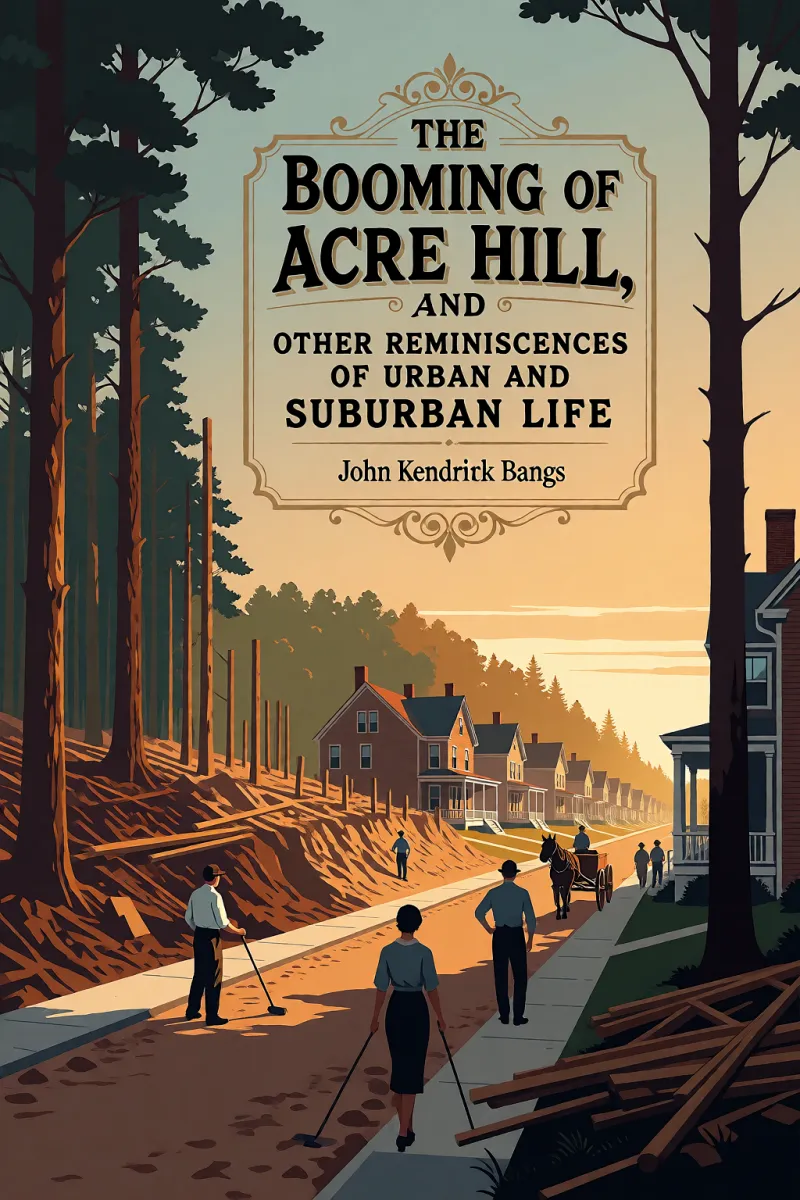Cover of The Booming of Acre Hill, and Other Reminiscences of Urban and Suburban Life by John Kendrick Bangs