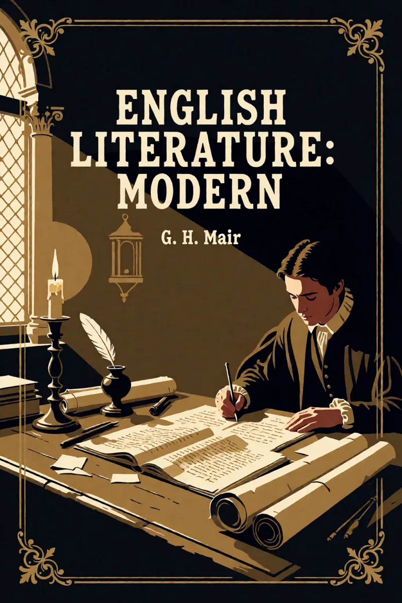 Cover of English Literature: Modern by G. H. Mair