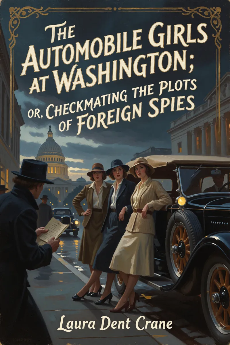 Cover of The Automobile Girls at Washington; Or, Checkmating the Plots of Foreign Spies by Laura Dent Crane