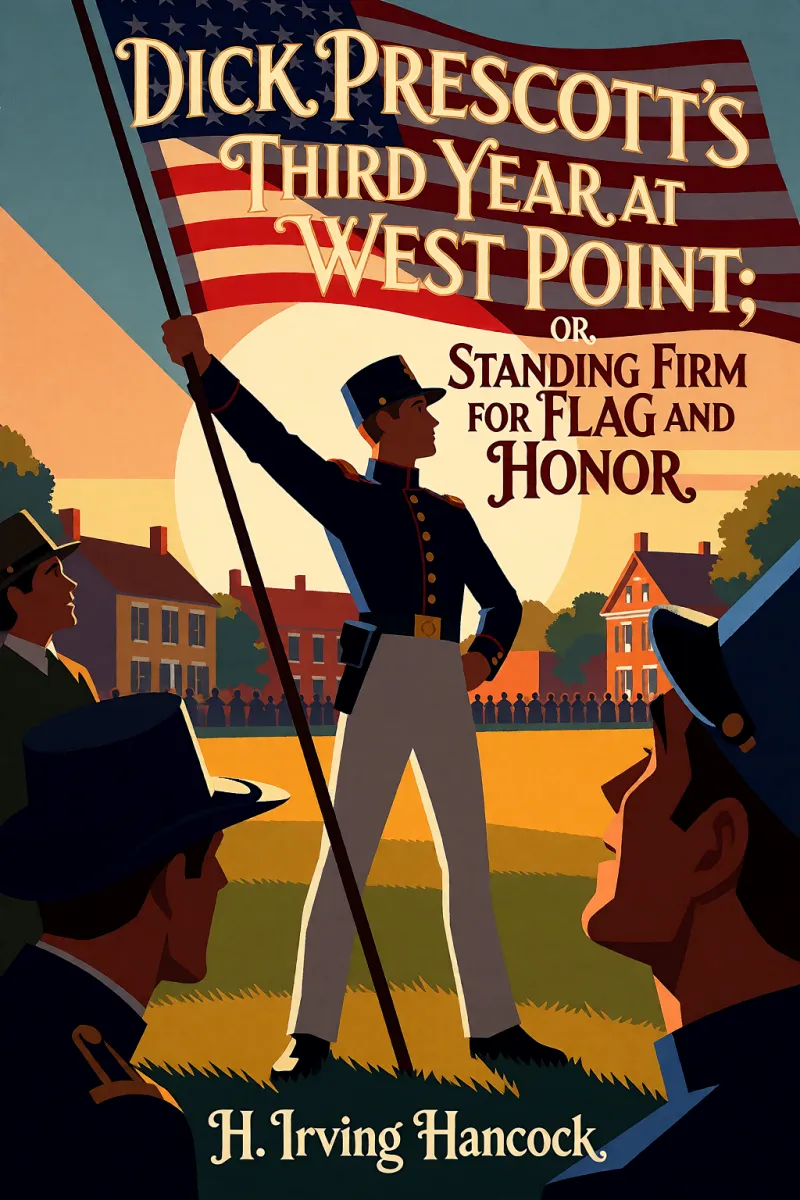 Cover of Dick Prescott's Third Year at West Point; Or, Standing Firm for Flag and Honor by H. Irving Hancock