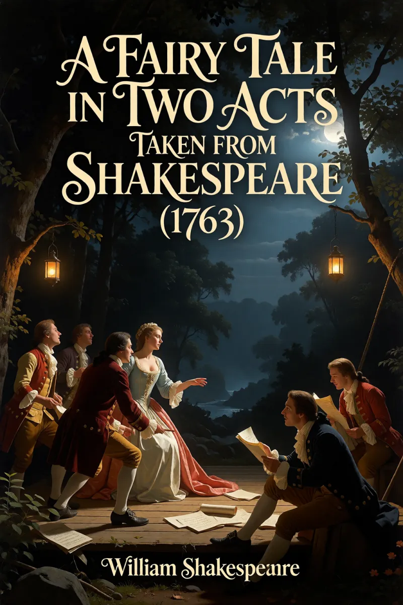 Cover of A Fairy Tale in Two Acts Taken from Shakespeare (1763) by William Shakespeare