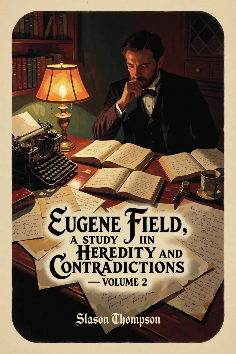 Cover of Eugene Field, a Study in Heredity and Contradictions — Volume 2 by Slason Thompson
