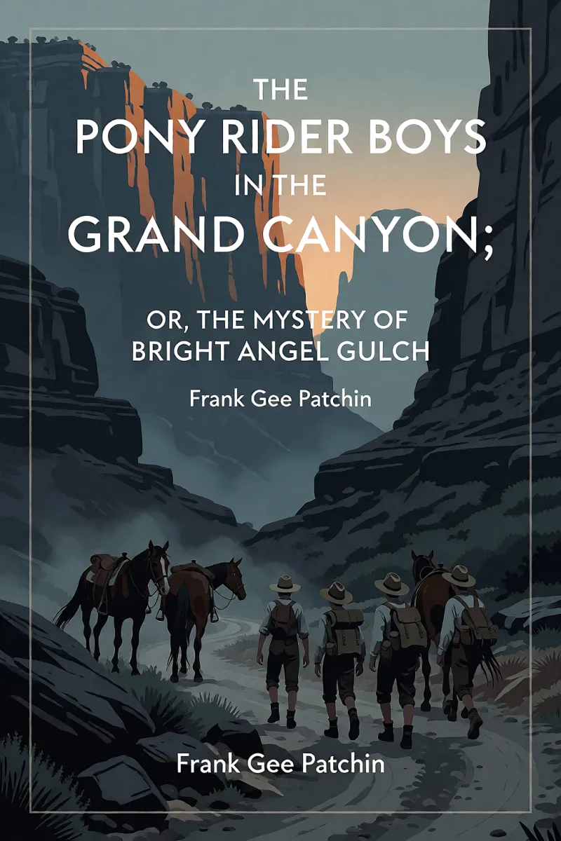 Cover of The Pony Rider Boys in the Grand Canyon; Or, The Mystery of Bright Angel Gulch by Frank Gee Patchin