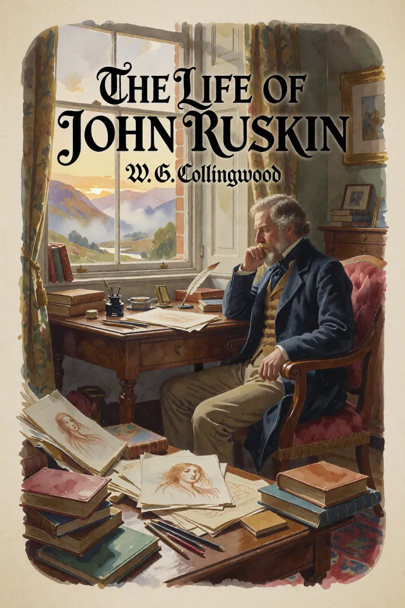 Cover of The Life of John Ruskin by W. G. Collingwood