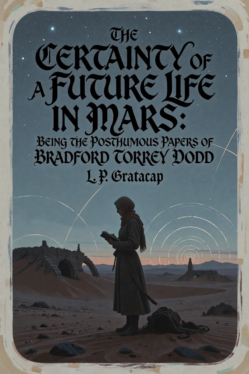 Cover of The Certainty of a Future Life in Mars: Being the Posthumous Papers of Bradford Torrey Dodd by L. P. Gratacap