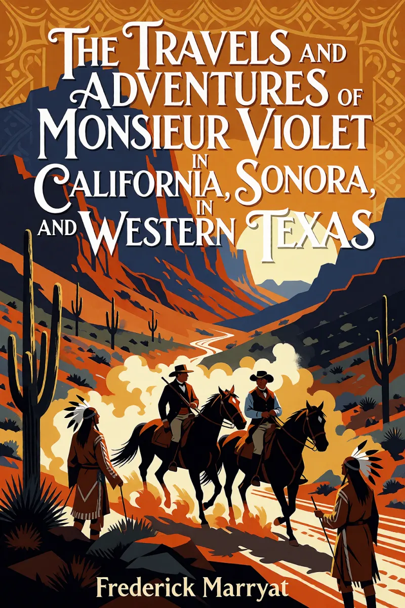 Cover of The Travels and Adventures of Monsieur Violet in California, Sonora, and Western Texas by Frederick Marryat