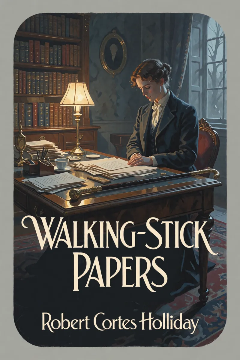 Cover of Walking-Stick Papers by Robert Cortes Holliday