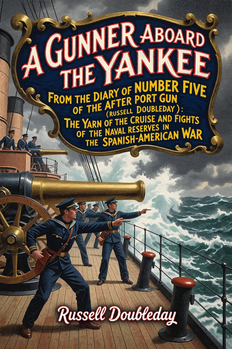 Cover of A Gunner Aboard the "Yankee": From the Diary of Number Five of the After Port Gun (Russell Doubleday): The Yarn of the Cruise and Fights of the Naval Reserves in the Spanish-American War by Russell Doubleday