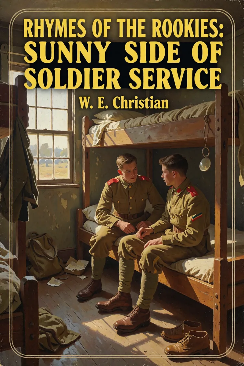 Cover of Rhymes of the Rookies: Sunny Side of Soldier Service by W. E. Christian
