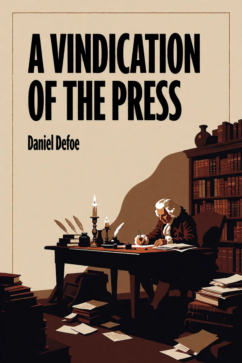 Cover of A Vindication of the Press by Daniel Defoe