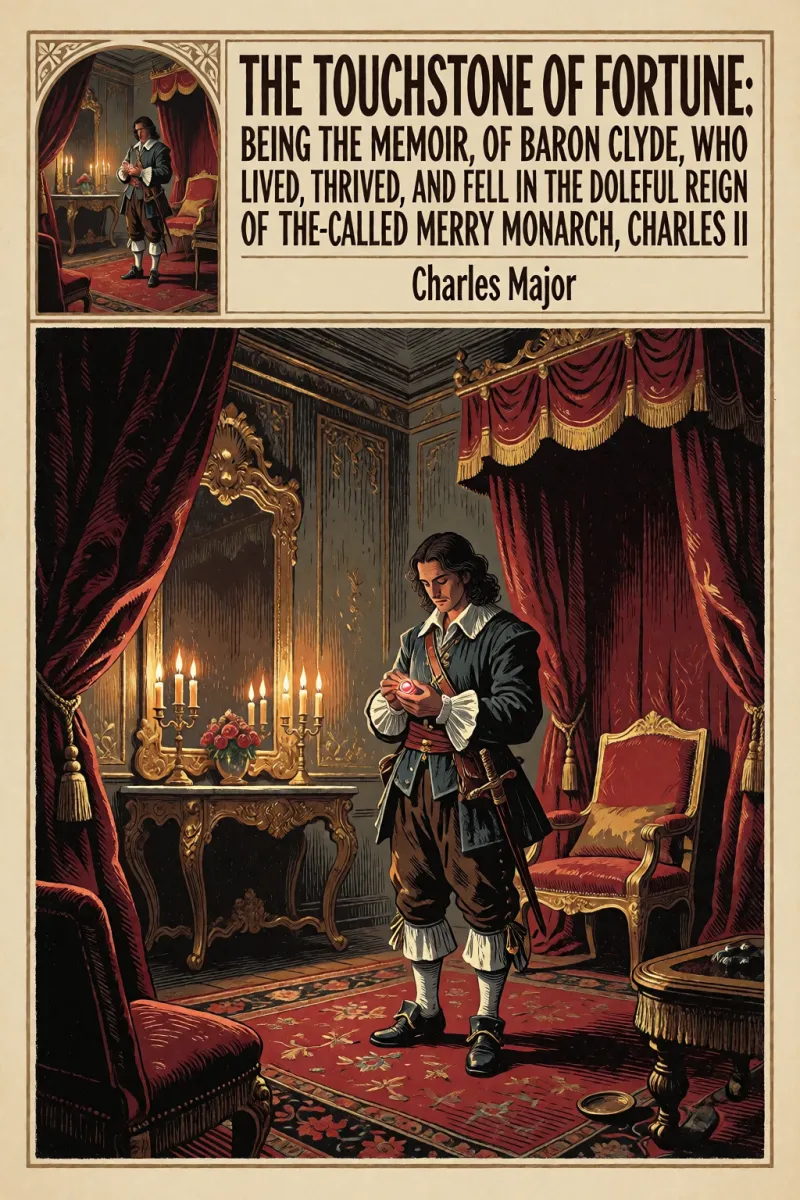 Cover of The Touchstone of Fortune: Being the Memoir of Baron Clyde, Who Lived, Thrived, and Fell in the Doleful Reign of the So-called Merry Monarch, Charles II by Charles Major