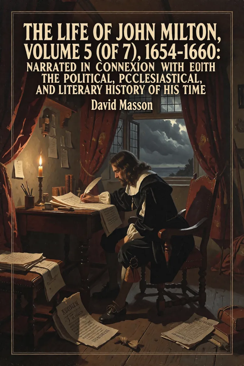 Cover of The Life of John Milton, Volume 5 (of 7), 1654-1660: Narrated in Connexion with the Political, Ecclesiastical, and Literary History of His Time by David Masson