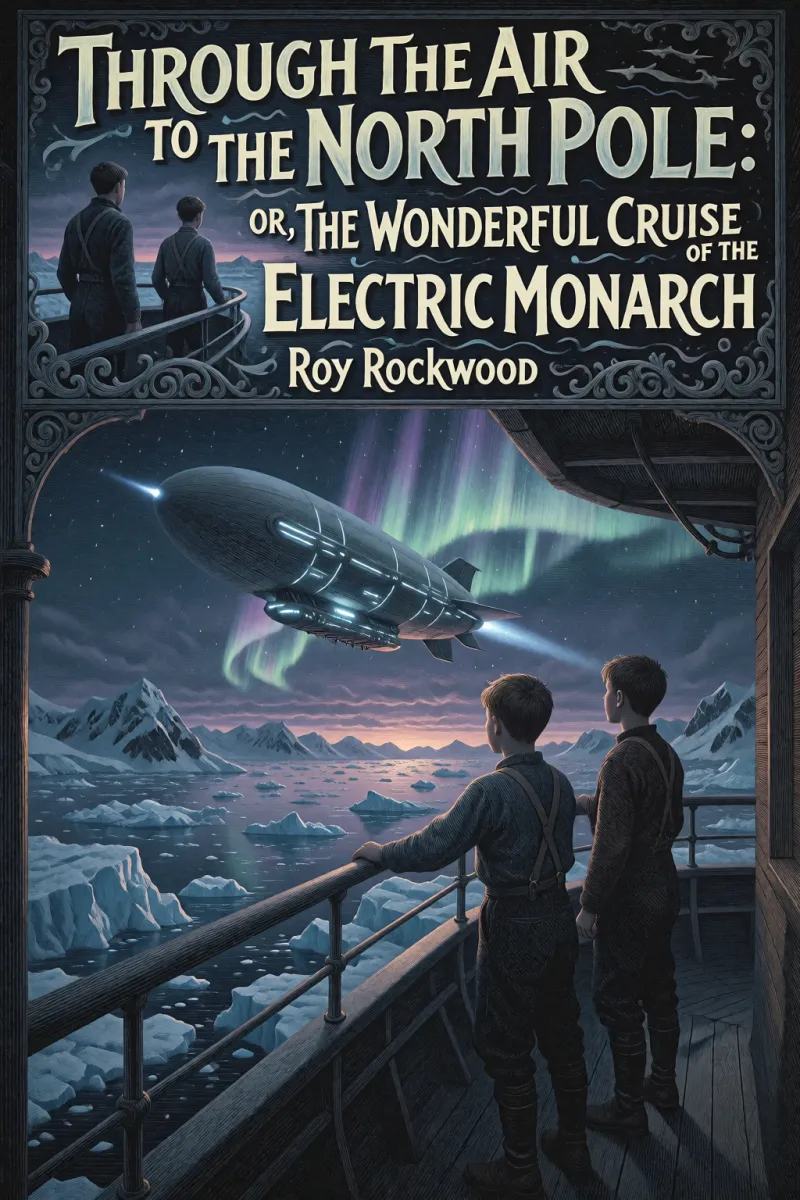 Cover of Through the Air to the North Pole: Or, The Wonderful Cruise of the Electric Monarch by Roy Rockwood