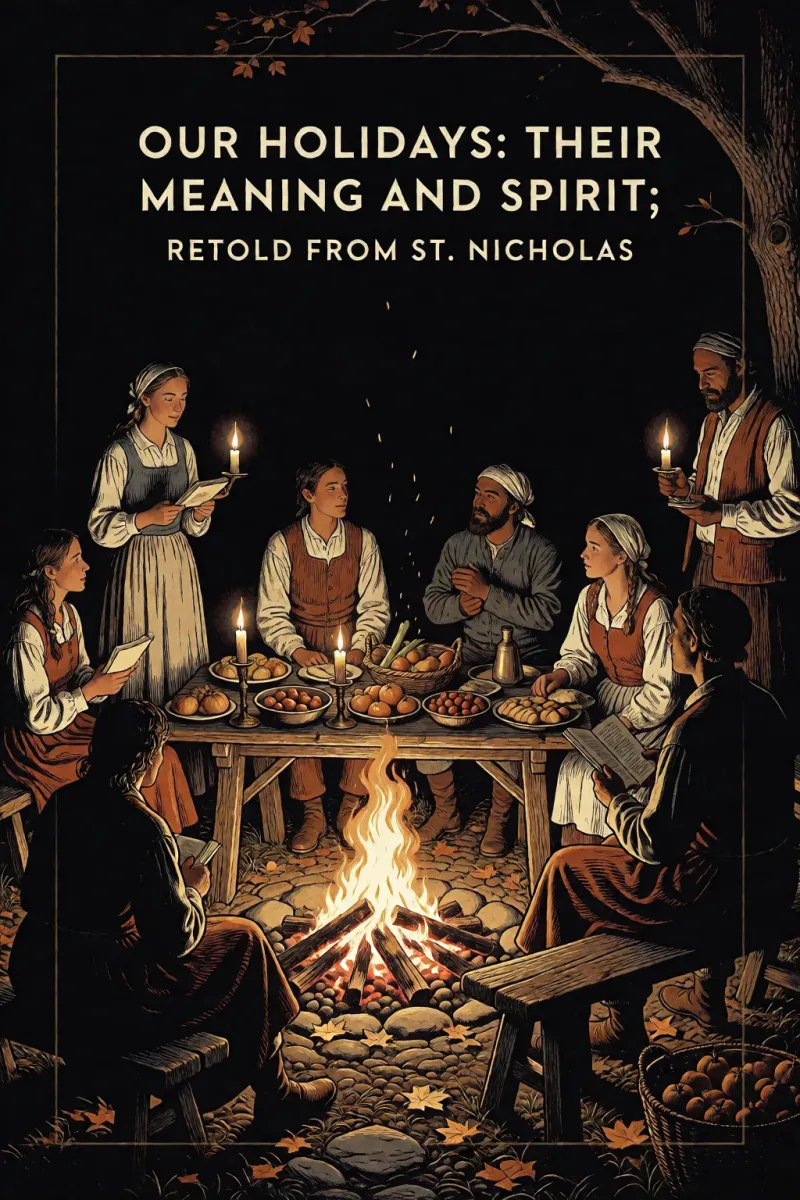 Cover of Our Holidays: Their Meaning and Spirit; retold from St. Nicholas by Various
