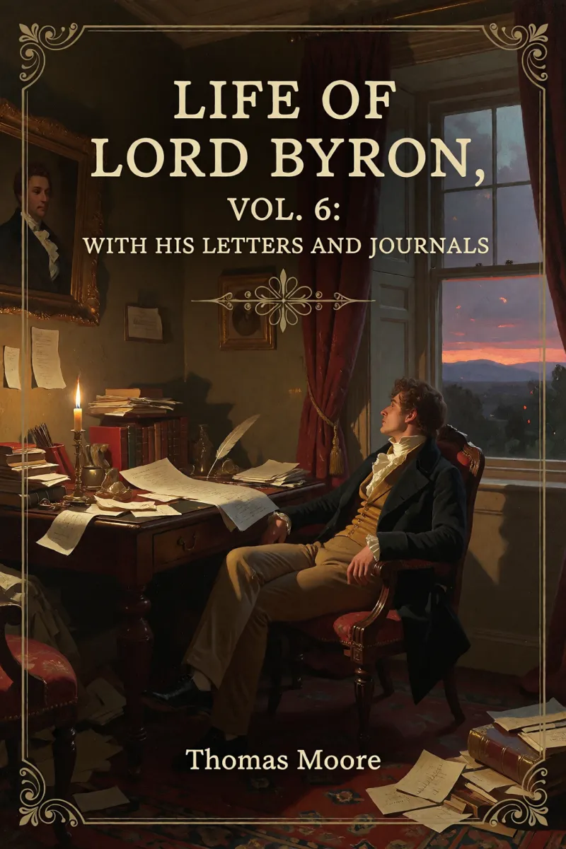 Cover of Life of Lord Byron, Vol. 6: With His Letters and Journals by Thomas Moore