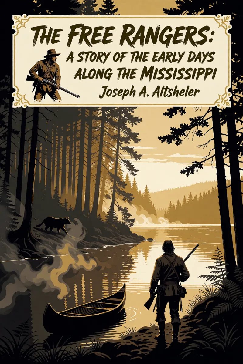 Cover of The Free Rangers: A Story of the Early Days Along the Mississippi by Joseph A. Altsheler