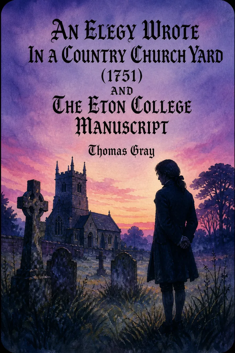 Cover of An Elegy Wrote in a Country Church Yard (1751) and The Eton College Manuscript by Thomas Gray