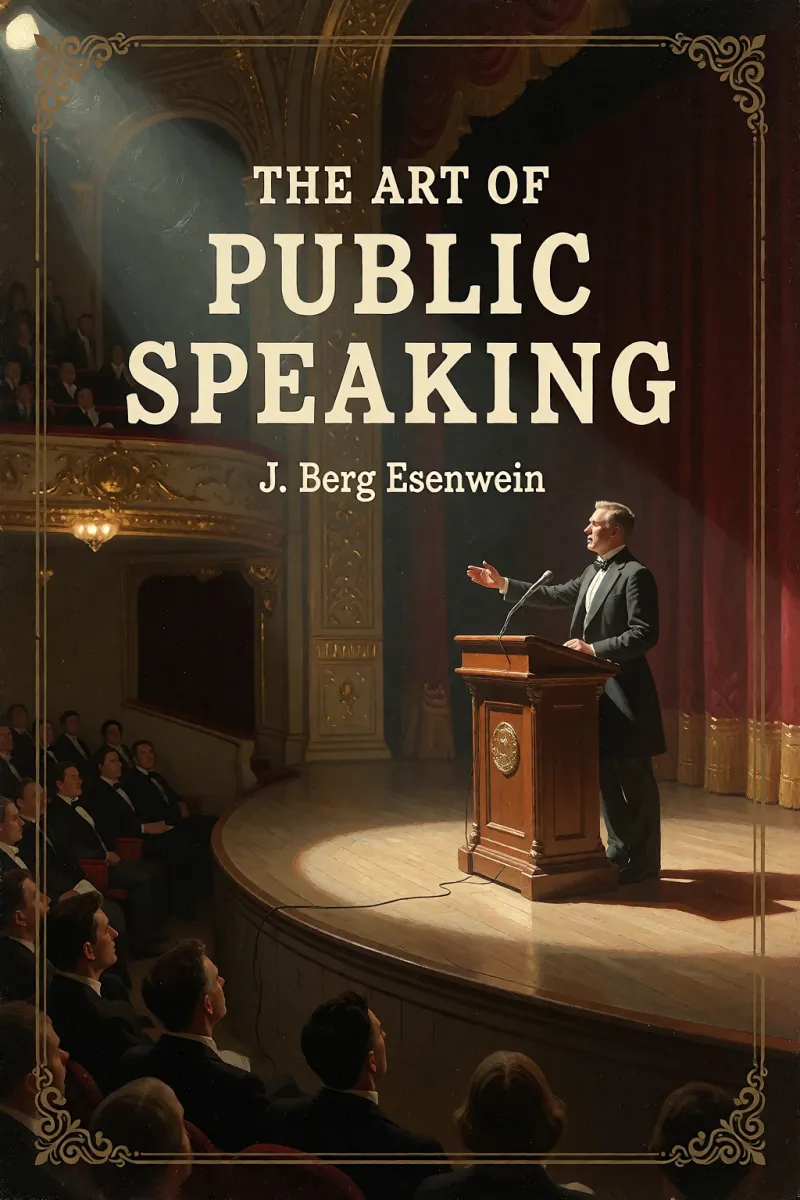 Cover of The Art of Public Speaking by J. Berg Esenwein