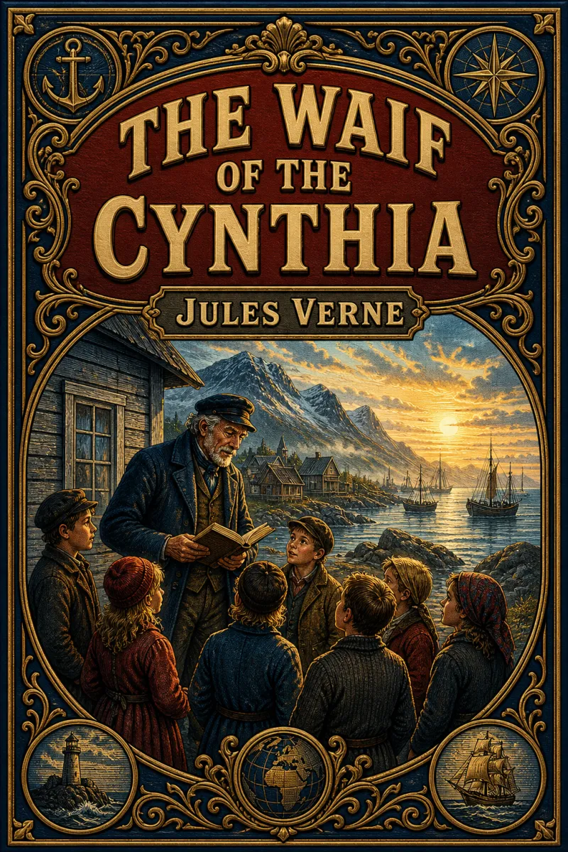 Cover of The Waif of the "Cynthia" by Jules Verne