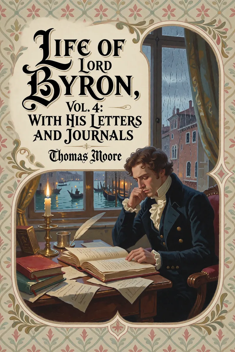 Cover of Life of Lord Byron, Vol. 4: With His Letters and Journals by Thomas Moore