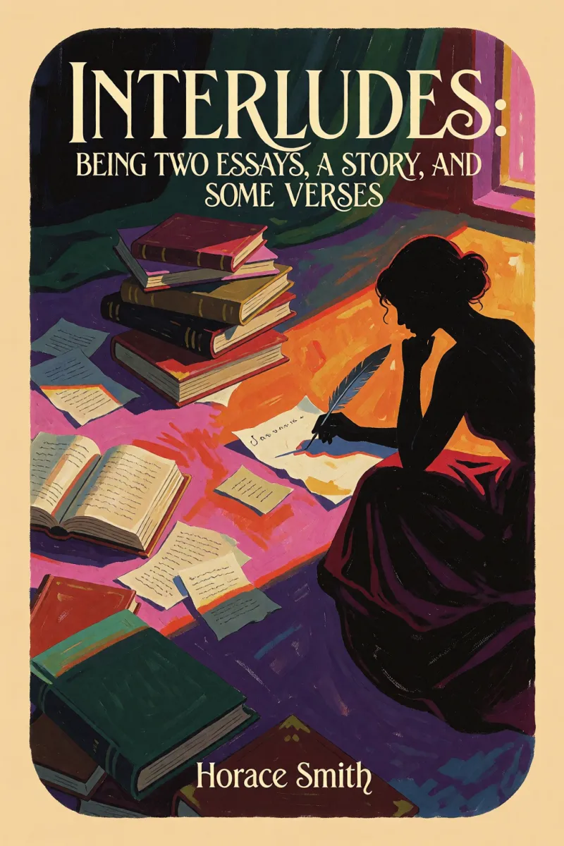 Cover of Interludes: being Two Essays, a Story, and Some Verses by Horace Smith