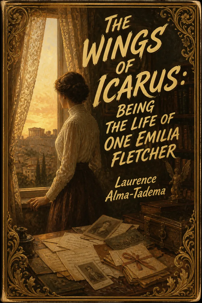 Cover of The Wings of Icarus: Being the Life of one Emilia Fletcher by Laurence Alma-Tadema