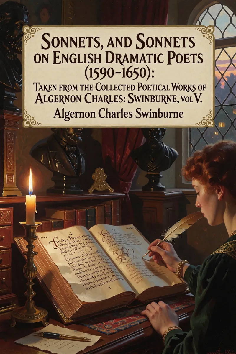 Cover of Sonnets, and Sonnets on English Dramatic Poets (1590-1650): Taken from The Collected Poetical Works of Algernon Charles: Swinburne, Vol V. by Algernon Charles Swinburne