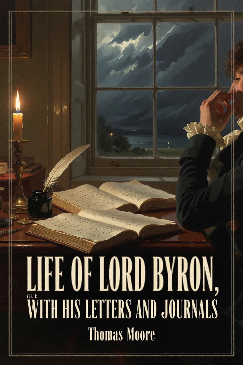 Cover of Life of Lord Byron, Vol. 1: With His Letters and Journals by Thomas Moore