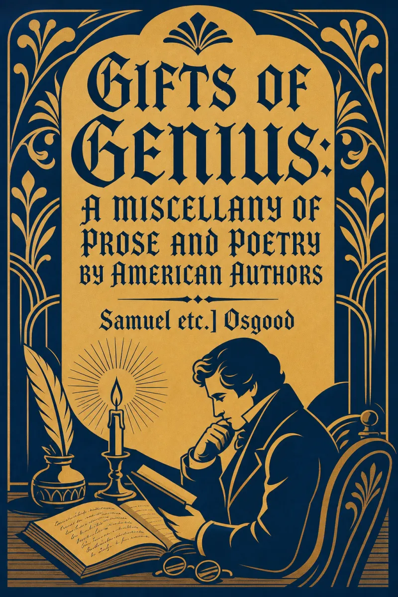 Cover of Gifts of Genius: A Miscellany of Prose and Poetry by American Authors by Samuel etc.] Osgood