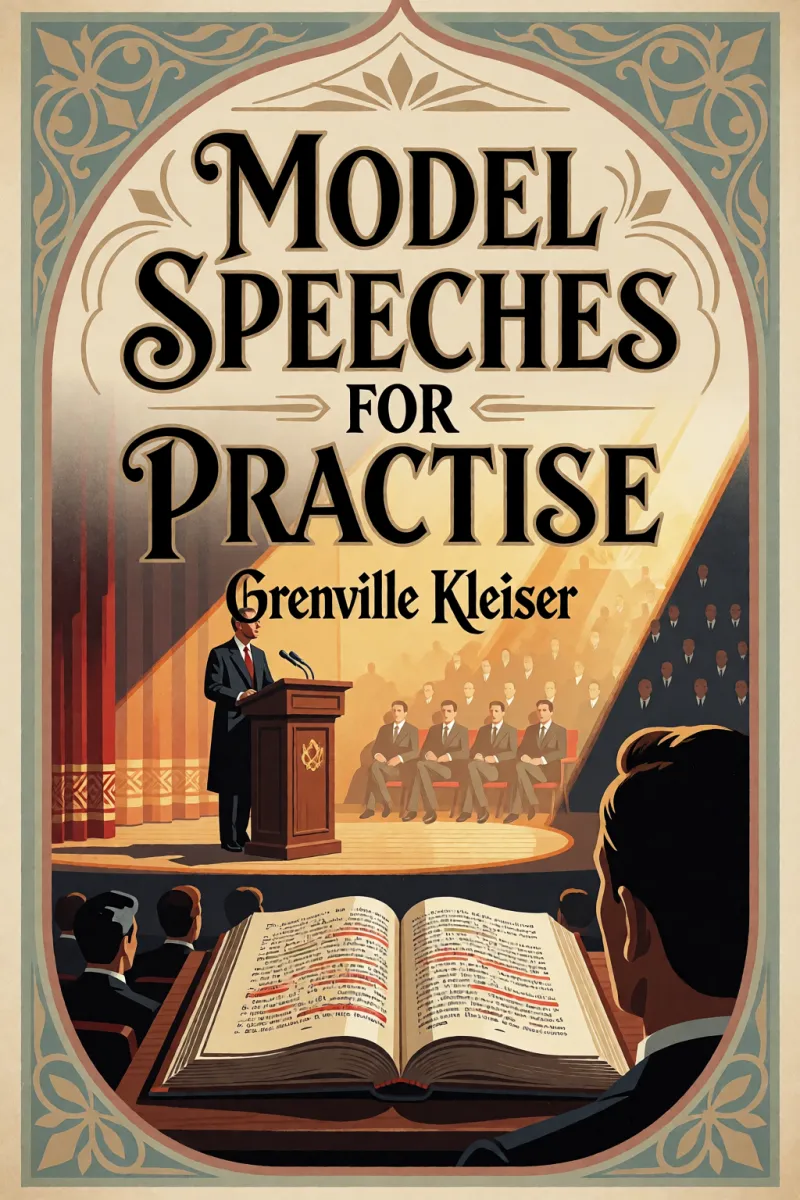 Cover of Model Speeches for Practise by Grenville Kleiser