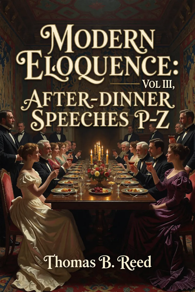 Cover of Modern Eloquence: Vol III, After-Dinner Speeches P-Z by Thomas B. Reed