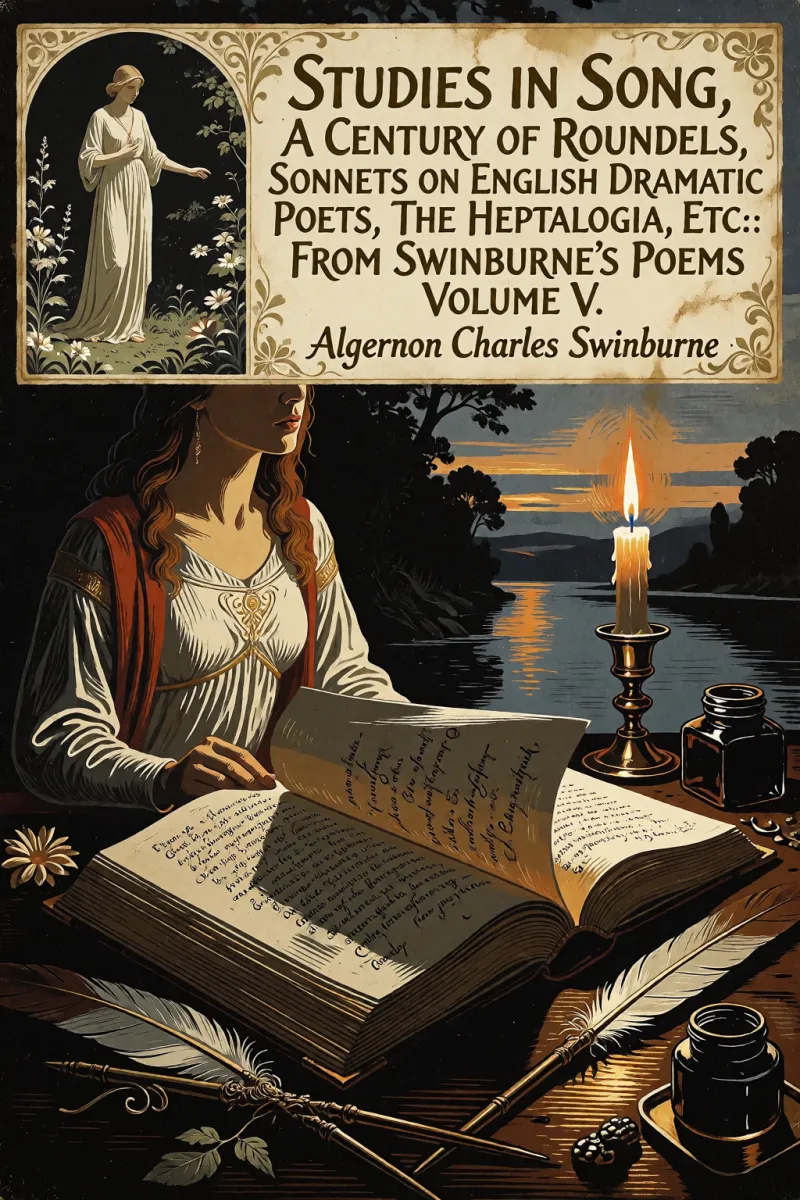 Cover of Studies in Song, A Century of Roundels, Sonnets on English Dramatic Poets, The Heptalogia, Etc.: From Swinburne's Poems Volume V. by Algernon Charles Swinburne