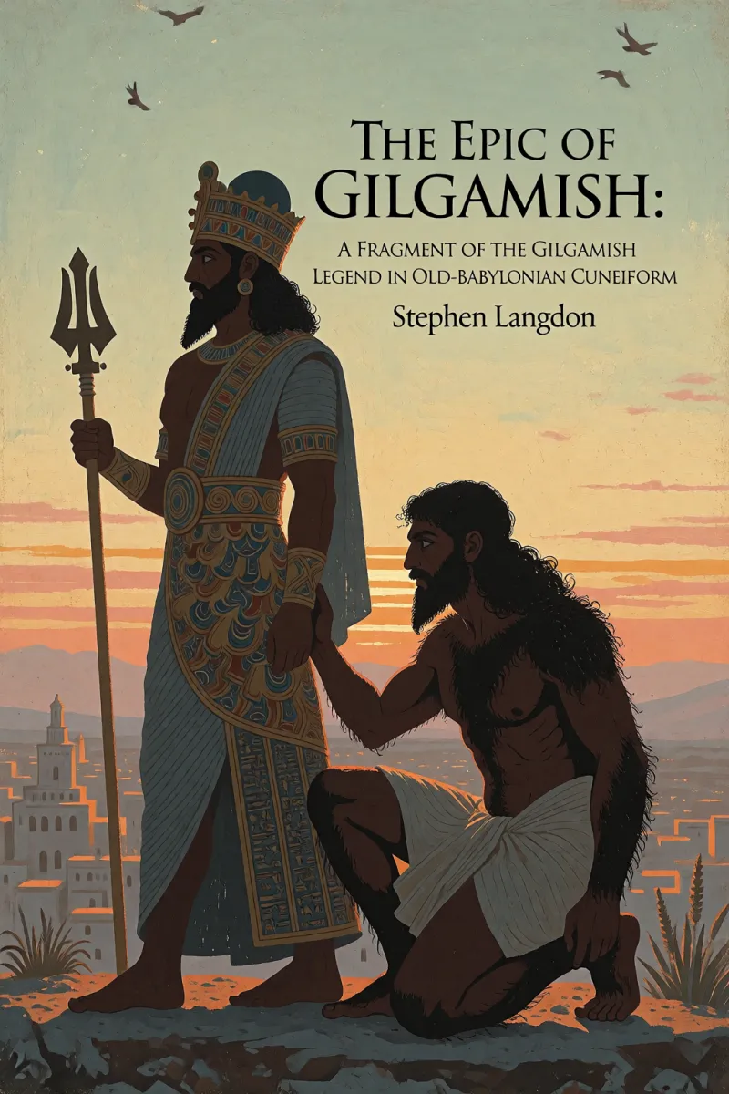 Cover of The Epic of Gilgamish: A Fragment of the Gilgamish Legend in Old-Babylonian Cuneiform by Stephen Langdon