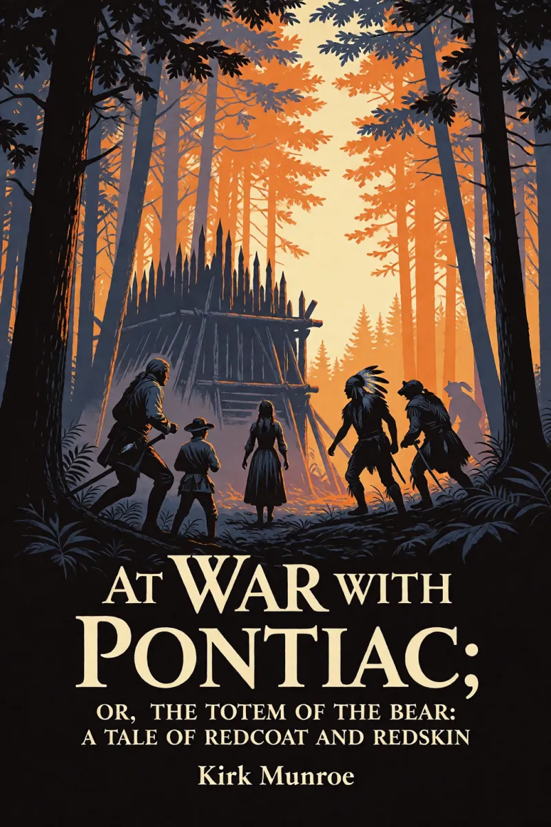 Cover of At War with Pontiac; Or, The Totem of the Bear: A Tale of Redcoat and Redskin by Kirk Munroe