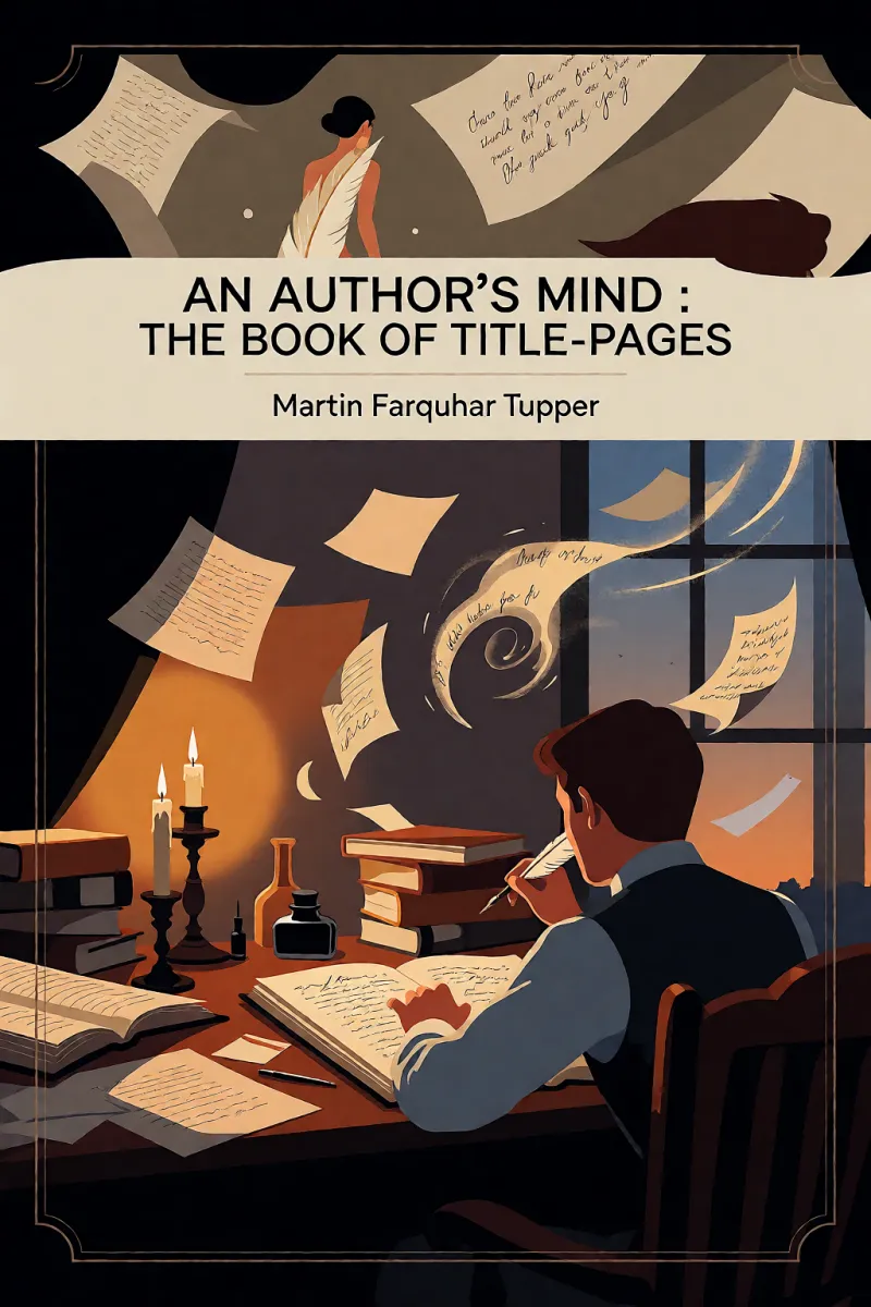 Cover of An Author's Mind : The Book of Title-pages by Martin Farquhar Tupper