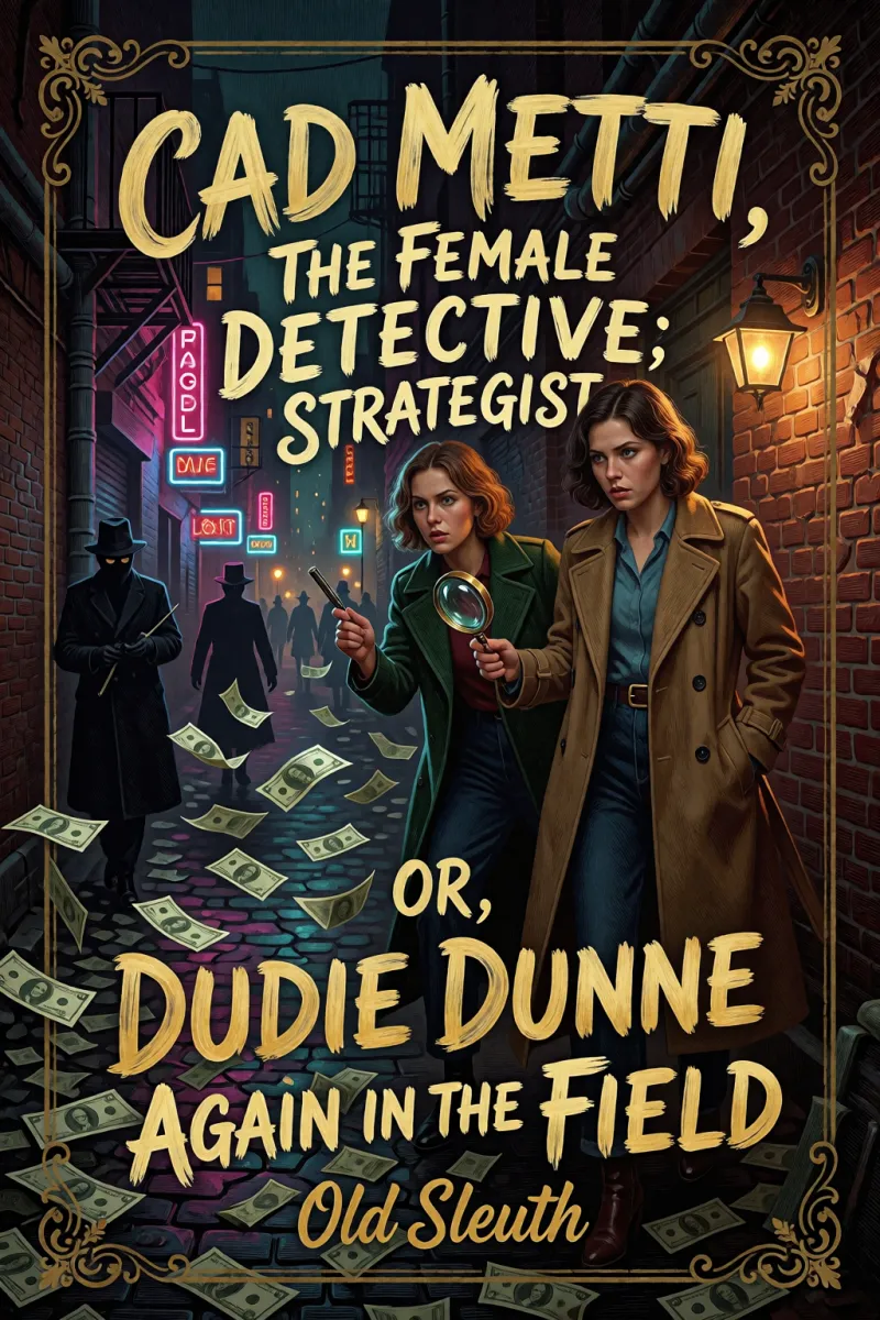 Cover of Cad Metti, The Female Detective Strategist; Or, Dudie Dunne Again in the Field by Old Sleuth