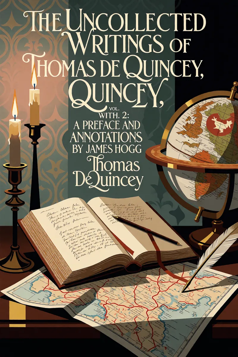 Cover of The Uncollected Writings of Thomas de Quincey, Vol. 2: With a Preface and Annotations by James Hogg by Thomas De Quincey