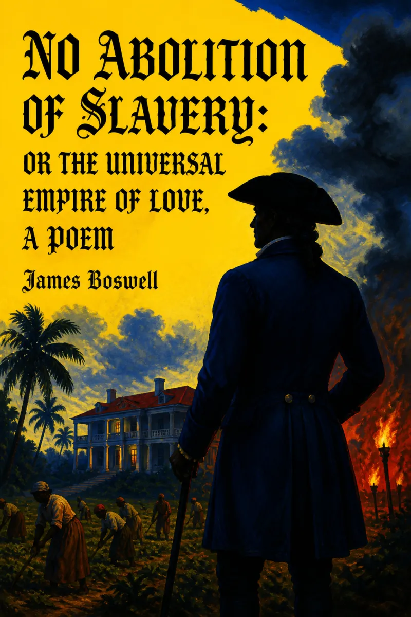 Cover of No Abolition of Slavery: Or the Universal Empire of Love, A poem by James Boswell