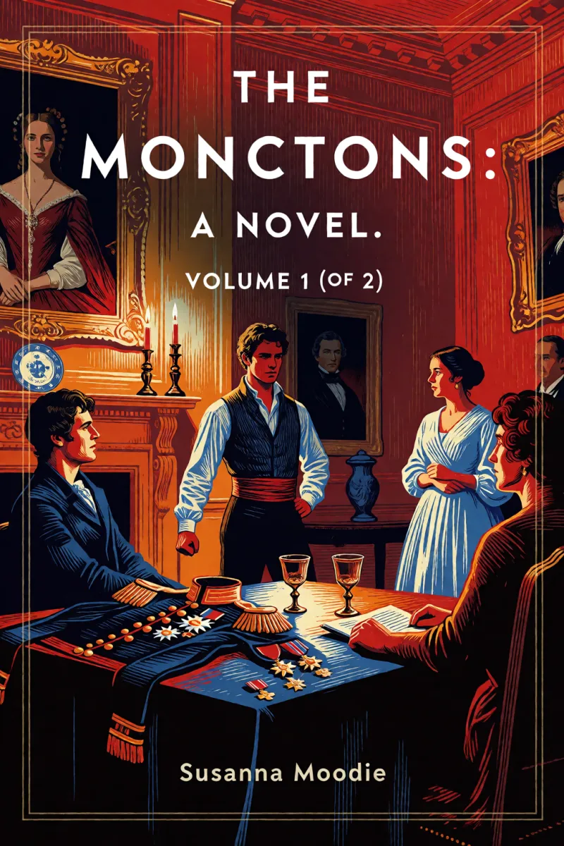 Cover of The Monctons: A Novel. Volume 1 (of 2) by Susanna Moodie
