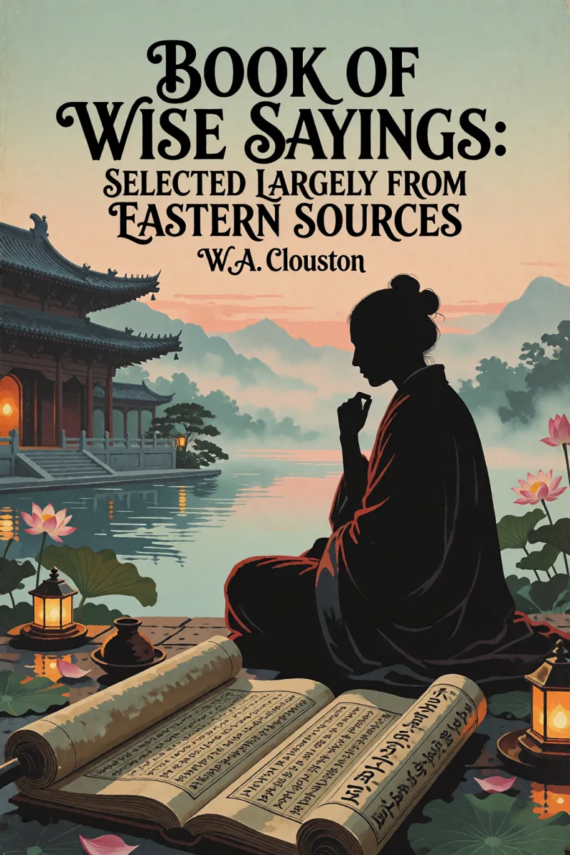 Cover of Book of Wise Sayings: Selected Largely from Eastern Sources by W. A. Clouston