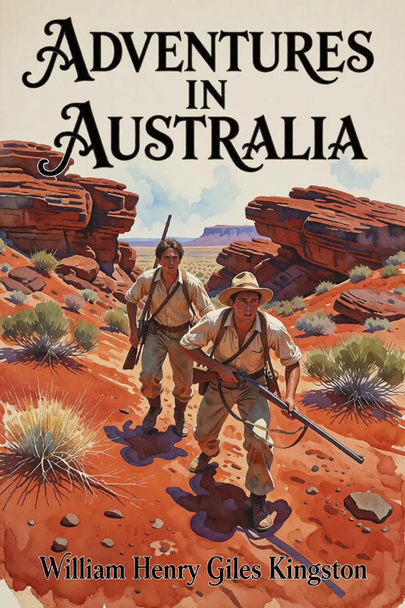 Cover of Adventures in Australia by William Henry Giles Kingston